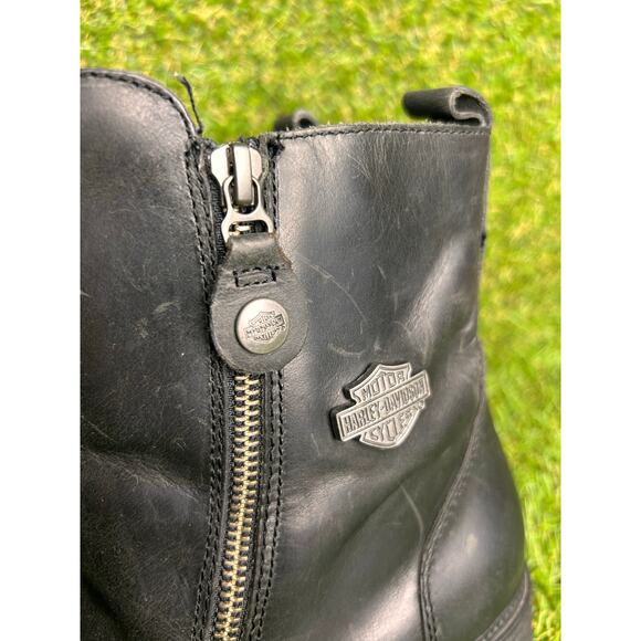 Harley Davidson Women's Amherst Short Biker Boot 8 - Picture 6 of 14